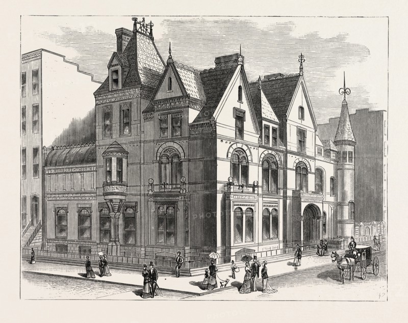 ARCHITECTURAL PROGRESS OF NEW YORK: RESIDENCE OF FREDERICK W. STEVENS, ON FIFTH AVENUE AND FIFTY-SEVENTH STREET
