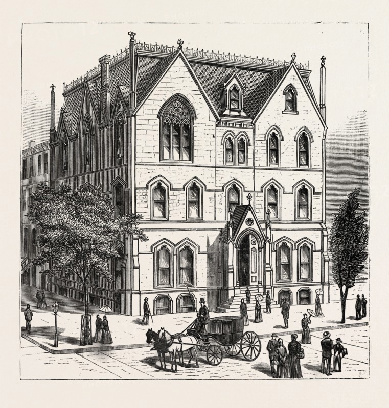 NEW YORK: THE NEW RESIDENCE OF CARDINAL M'CLOSKEY