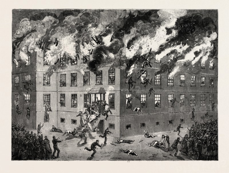 MINNESOTA: FATAL BURNING OF THE INSANE ASYLUM AT ST. PETER, NOVEMBER 15TH