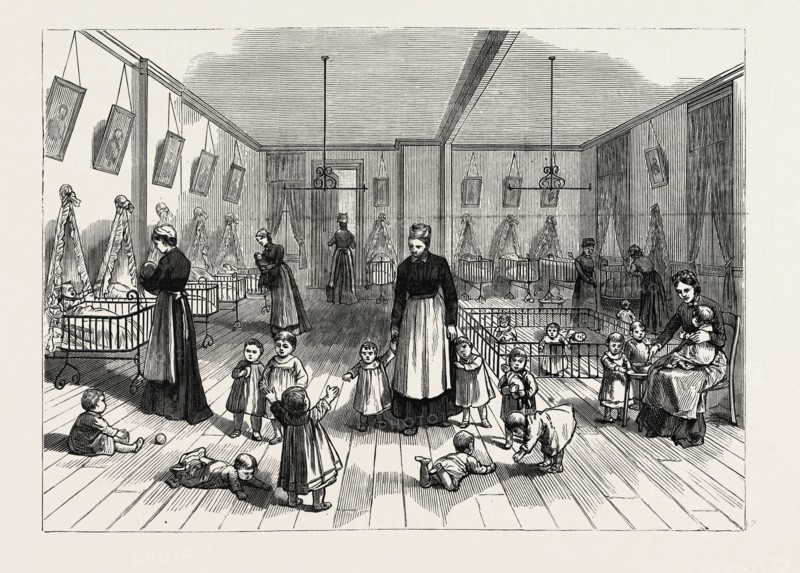 THE UPPER CRECHE AND POUND FOR SMALL CHILDREN, IN THE FITCH CRECHE, BUFFALO, N.Y.