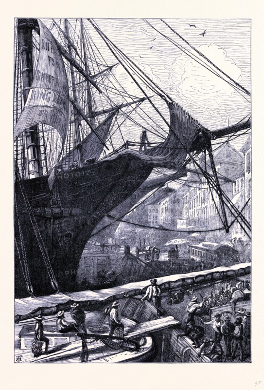 At the wharf in New York, United States of America