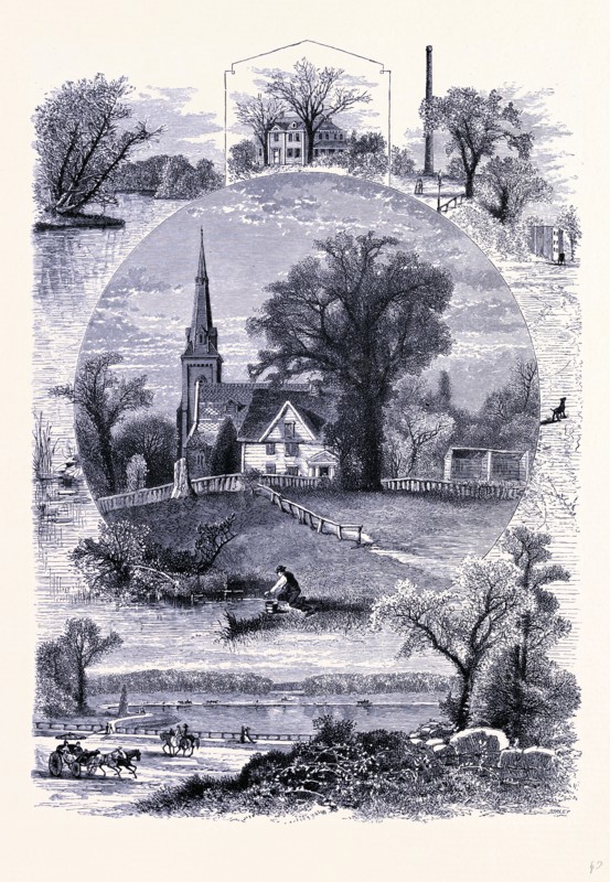 The suburbs of Boston, United States of America