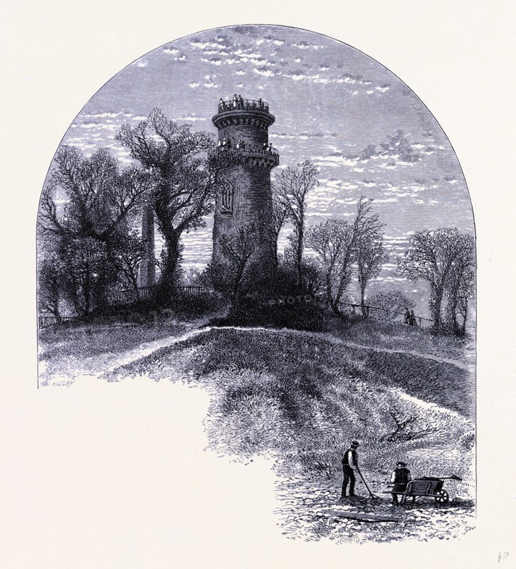 The tower on Mount Auburn, United States of America