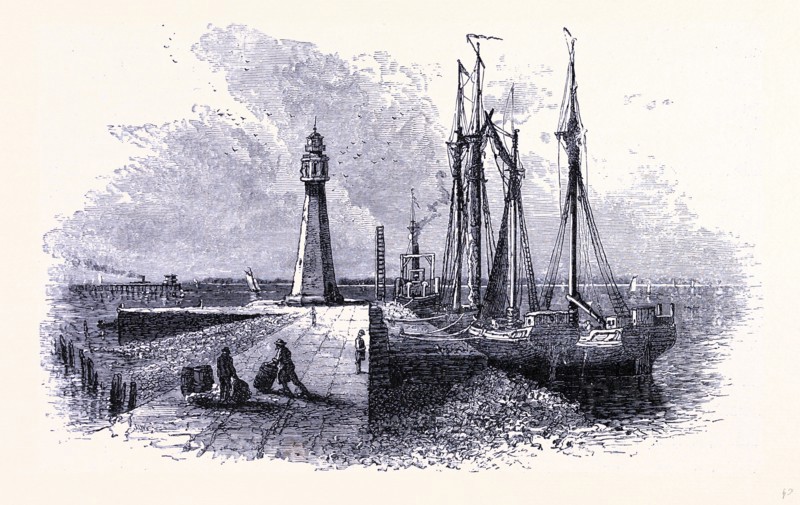 A lighthouse at Buffalo, United States of America
