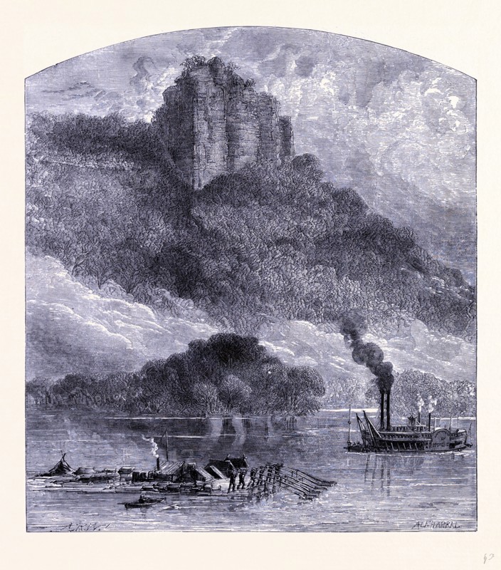 Chimney Rock near Fountain City, United States of America