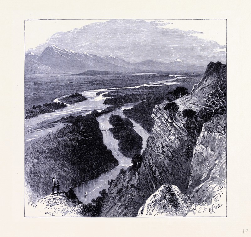 The Yellowstone river, United States of America