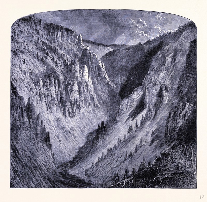 Grand Canyon of the Yellowstone, United States of America
