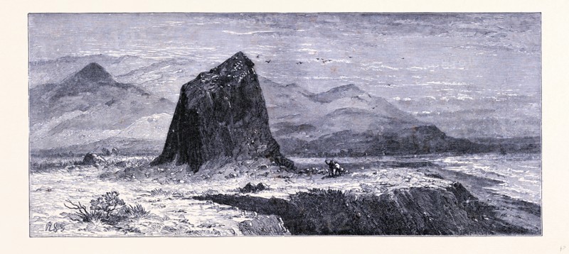 Basalt rocks near the Russian River, United States of America