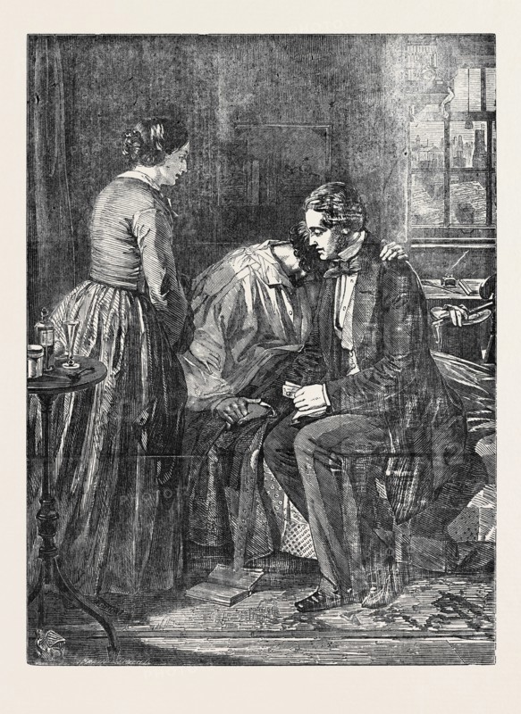 "OLD SCHOOL FELLOWS" PAINTED BY A. RANKELLY, EXHIBITION OF THE ROYAL ACADEMY