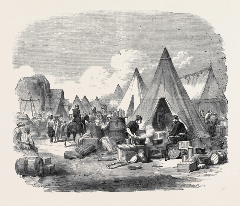 THE COMMISSARIAT CAMP IN THE CRIMEA, 3RD DIVISION