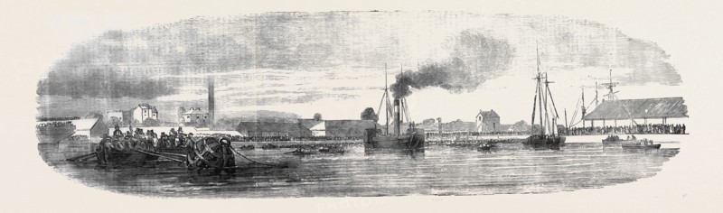 FUNERAL OF THE LATE LORD RAGLAN: THE WATER PROCESSION