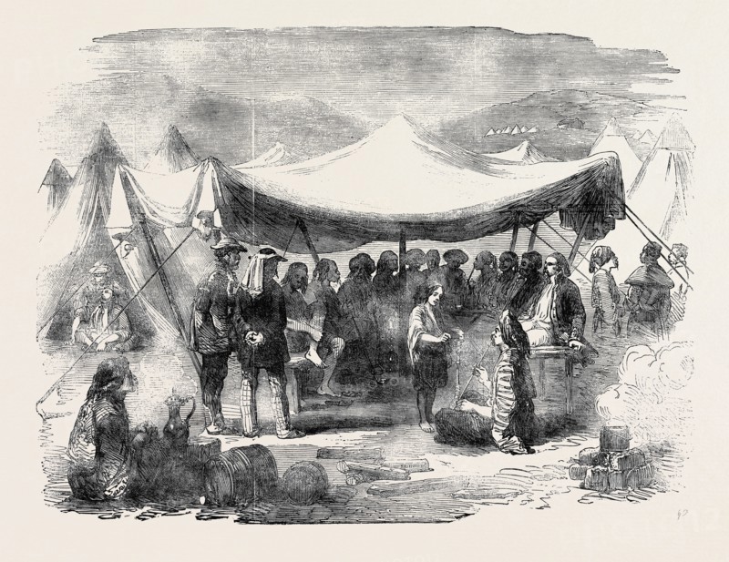 THE WAR IN THE CRIMEA: CROATS' CAMP AT BALACLAVA
