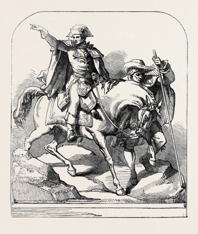 THE PARIS UNIVERSAL EXHIBITION: SILVER STATUETTE OF NAPOLEON I