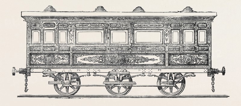 RAILWAY STATE CARRIAGE FOR HIS HIGHNESS THE VICEROY OF EGYPT