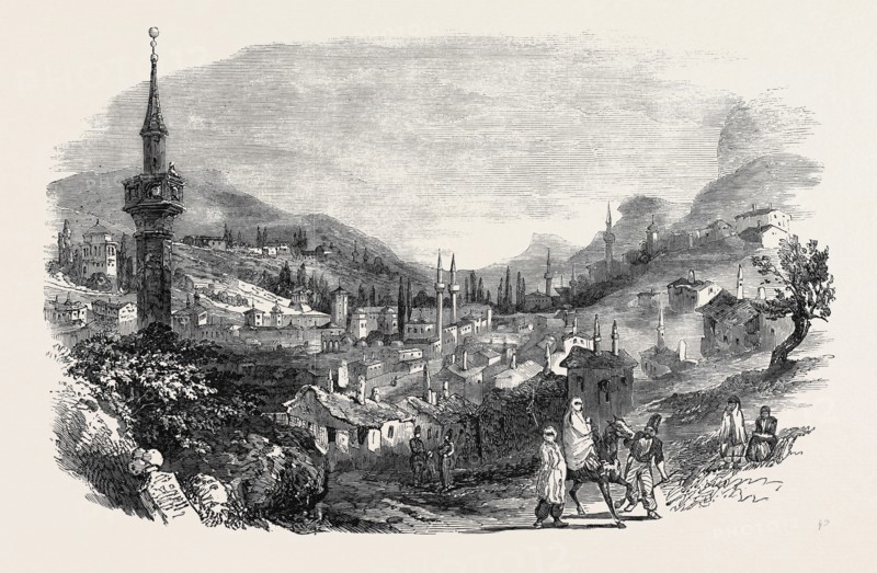 TOWN OF BAGTCHESERAI, ONE OF THE CAPITALS OF THE CRIMEA, AND HEADQUARTERS OF THE RUSSIANS