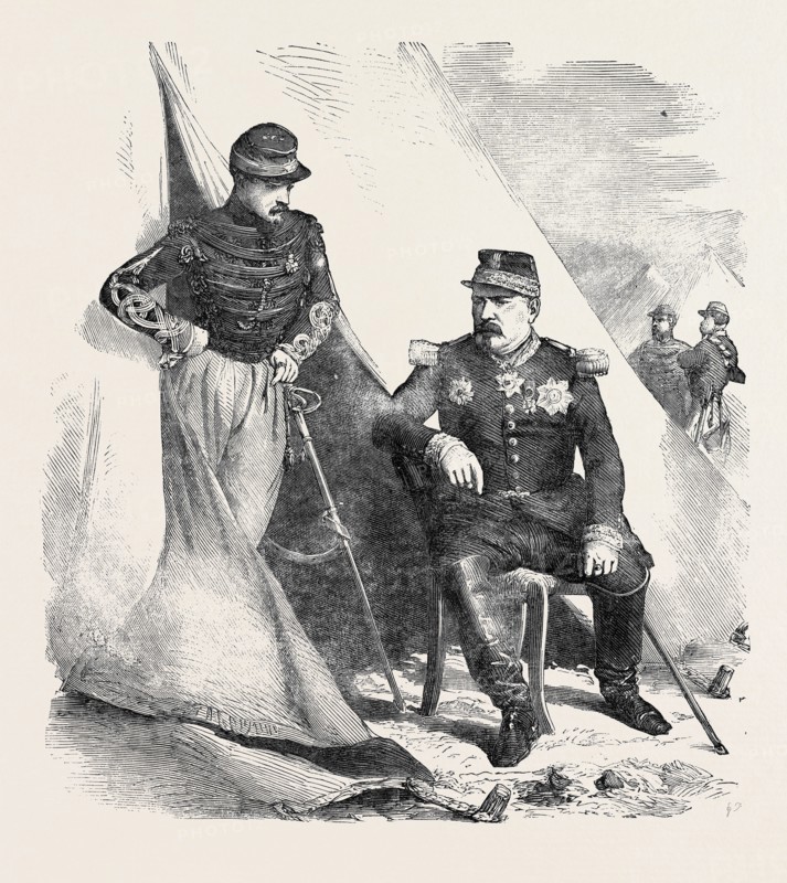 GENERAL BOSQUET, FROM THE EXHIBITION OF PHOTOGRAPHIC PICTURES TAKEN IN THE CRIMEA, BY ROGER FENTON