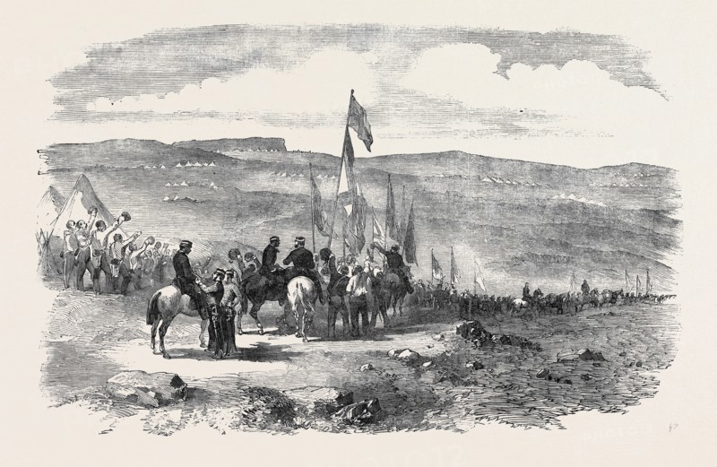 DEPARTURE OF THE NAVAL BRIGADE FOR THE FLEET, SEPTEMBER 10, 1855