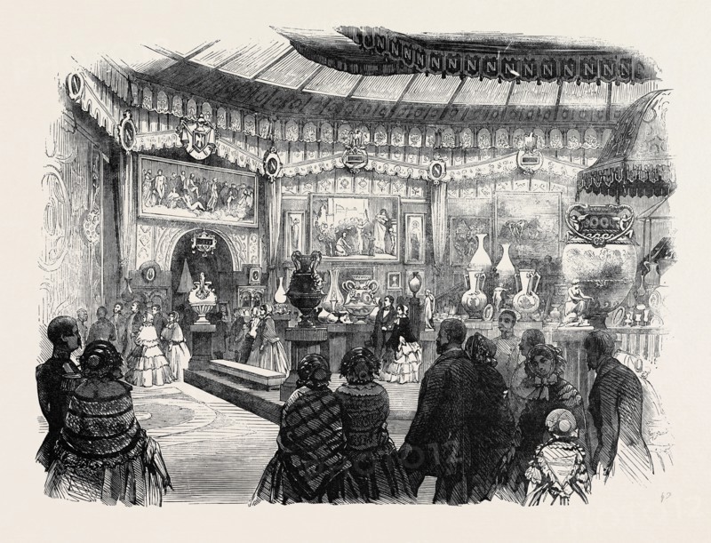 THE SEVRES COURT, IN THE PARIS UNIVERSAL EXHIBITION