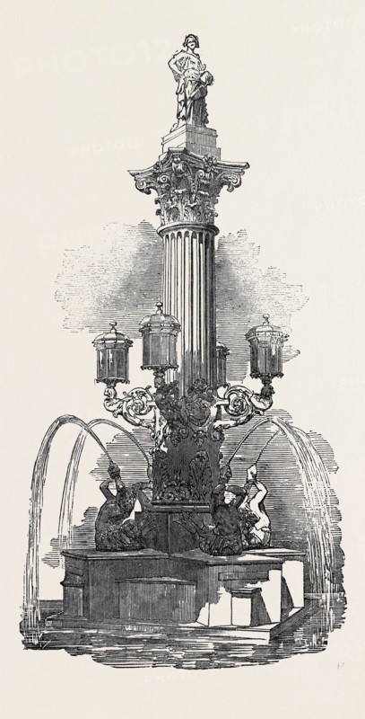 FOUNTAIN FOR THE CITY OF CONCEPCION, SOUTH AMERICA.