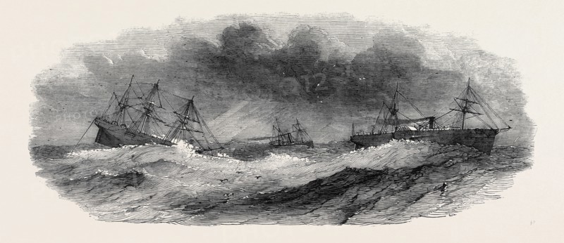 SUBMARINE ELECTRIC TELEGRAPH BETWEEN NEWFOUNDLAND AND CAPE BRETON: THE LAYING OF THE ELECTRIC CABLE.