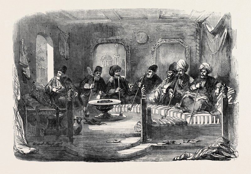 SCENE IN THE CAFE NATIONAL, AT SIMPHEROPOL