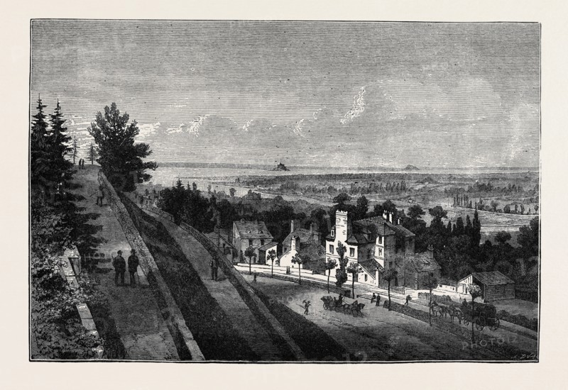 VIEW OF THE BAY OF MOUNT ST. MICHAEL, FROM AVRANCHES, NORMANDY