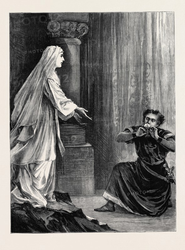 SCENE FROM "IL TALISMANO" AT HER MAJESTY'S OPERA