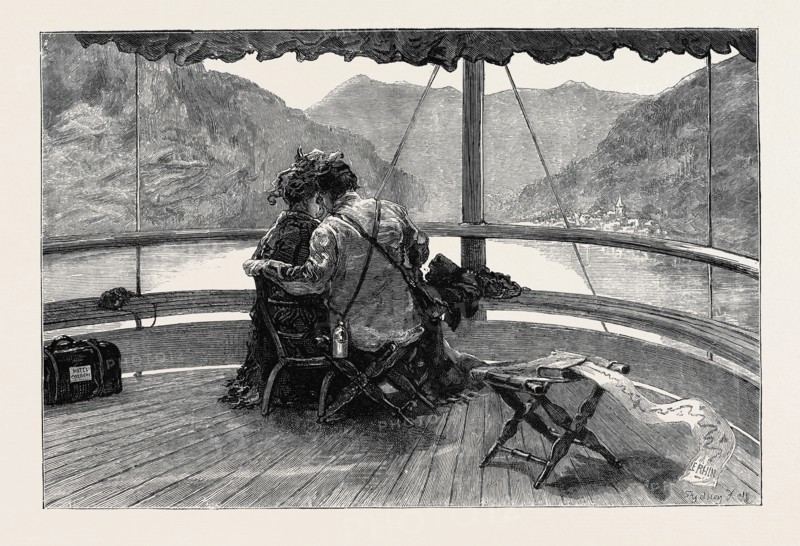 AN AUTUMN TOUR IN SWITZERLAND: ON THE RHINE BOAT, THE BRIDE AND BRIDEGROOM