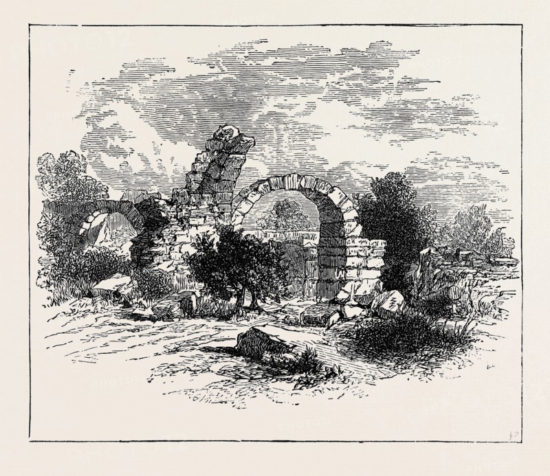 SKETCHES IN THE GREEK ARCHIPELAGO AND THE TROAD: REMAINS OF A PALACE, ALEXANDRIA TROAS