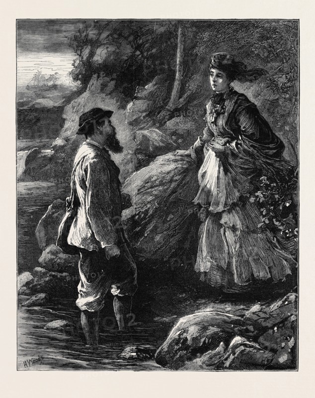 IMAGE ACCOMPANYING "THE LAW AND THE LADY: A Novel" BY WILKIE COLLINS, CHAPTER 1, THE BRIDE'S MISTAKE