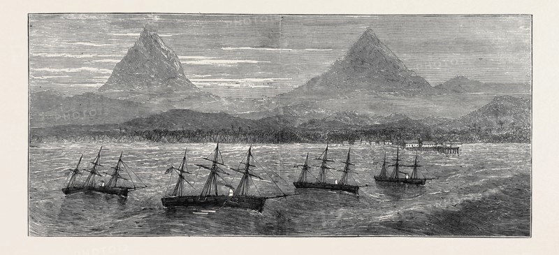 THE RECENT OUTRAGE ON THE BRITISH CONSUL AT GUATEMALA: VIEW OF SAN JOSÃƒâ€° DE GUATEMALA
