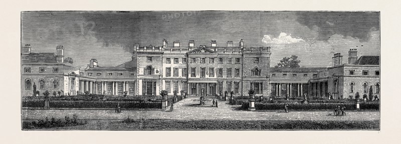 CARTON HOUSE, MAYNOOTH, SEAT OF THE LATE DUKE