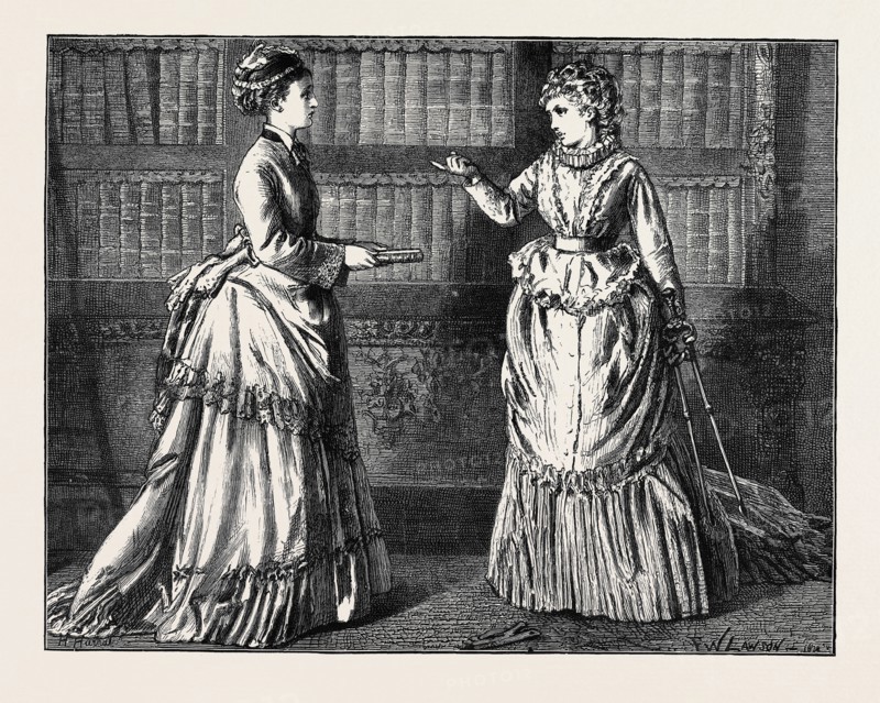IMAGE ACCOMPANYING "THE LAW AND THE LADY: A Novel" BY WILKIE COLLINS, CHAPTER X, THE SEARCH