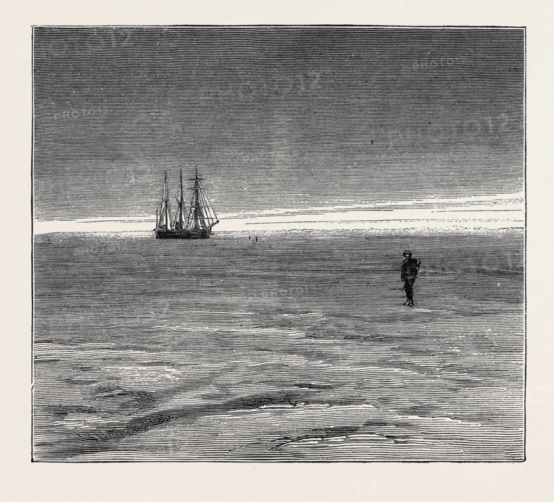 THE AUSTRIAN POLAR EXPEDITION: THE "TEGETHOFF" ENCLOSED IN THE ICE
