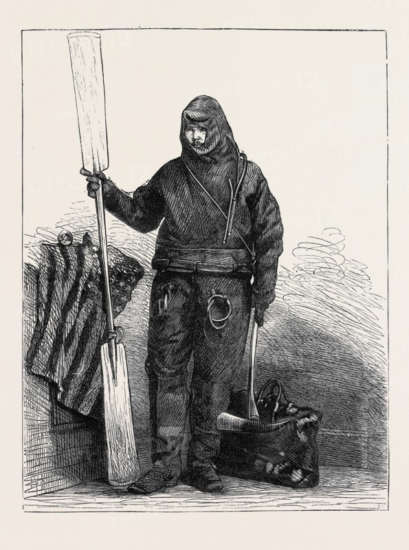 THE NEW AMERICAN SWIMMING APPARATUS, CAPTAIN BOYTON IN HIS AQUATIC DRESS