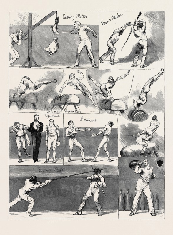 NOTES AT THE ANNUAL ASSAULT OF ARMS OF THE LONDON ATHLETIC CLUB, DECEMBER 5, 1874