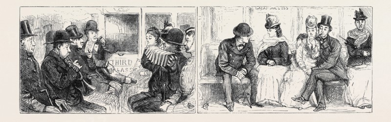 THE HUMOURS OF BOXING DAY: LEFT IMAGE: MUSIC UNDERGROUND, RIGHT IMAGE: SKETCH ON A WRISTBAND
