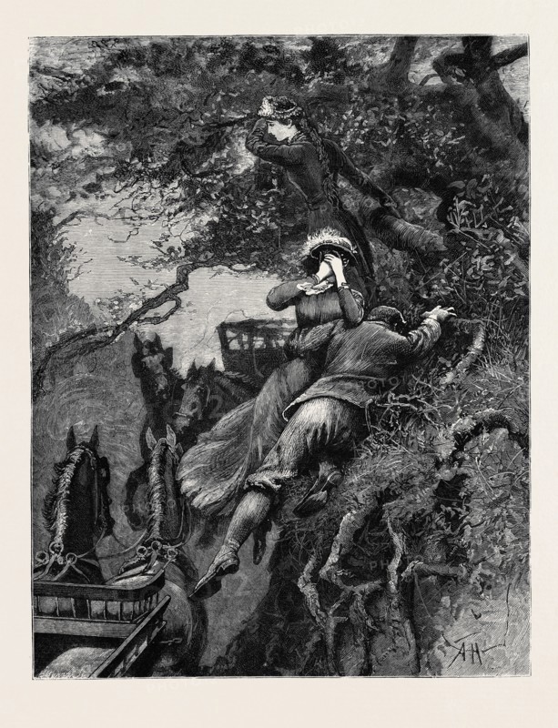 KIT, A MEMORY; BY JAMES PAYN: Hugging her to his breast, he leapt not at the branch, but at the bank itself