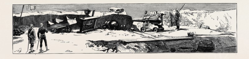 THE WAR IN EGYPT, FORT MEX, ALEXANDRIA: THE SOUTH-WEST CORNER OF THE FORT