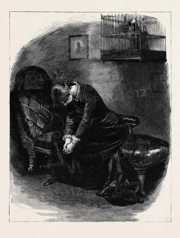 KIT, A MEMORY; BY JAMES PAYN: With head bowed down, and hands tightly clenched before her, she was contemplating her own ruined life
