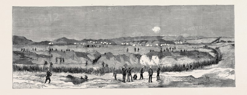 THE WAR IN EGYPT: THE ENGAGEMENT AT CHALOUF ON THE SUEZ CANAL, AUGUST 20