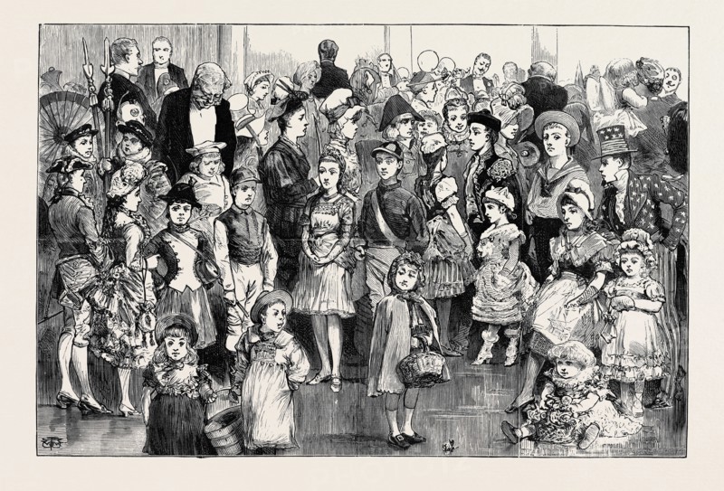 THE PRESTON GUILD FESTIVAL: THE CHILDREN'S FANCY DRESS BALL IN THE PUBLIC HALL