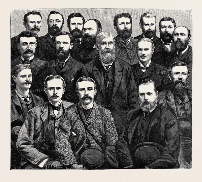 THE ANGLO-AMERICAN RIFLE CONTEST AT CREEDMOOR, U.S.A.; THE BRITISH TEAM