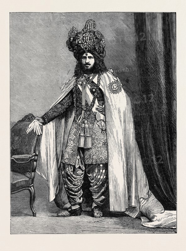 THE NAWAB OF BHAWALPUR, Who Recently Offered to Send a Detachment of Troops for Service in Egypt with the British Army