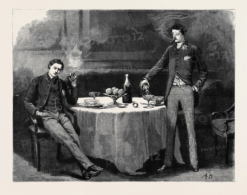 KIT, A MEMORY; BY JAMES PAYN: Mark noticed that his friend drank nothing but champagne