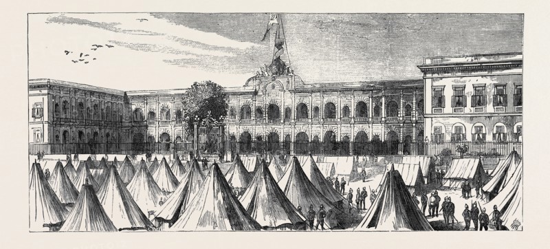 THE ABDIN BARRACKS, CAIRO, EGYPT, WHERE ARABI WAS IMPRISONED WHILE IN BRITISH CUSTODY