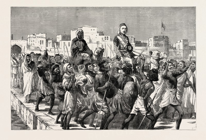 GORDON IN THE SOUDAN, 1879, ENTERING MASSAWA