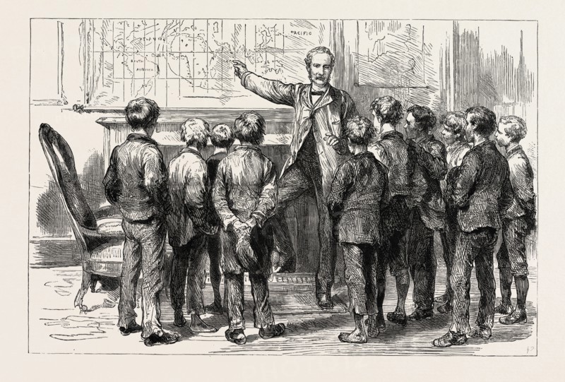 GORDON AT GRAVESEND, 1867: TEACHING THE RAGGED BOYS, HIS "KINGS"