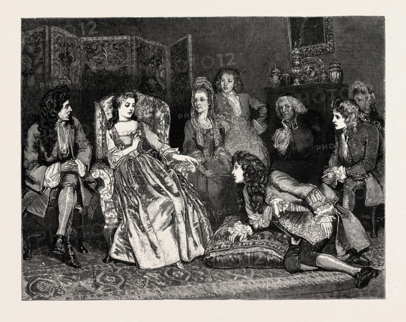 DOROTHY FORSTER: "He then spread a cushion on the carpet, and sat or lay upon it at my feet."
