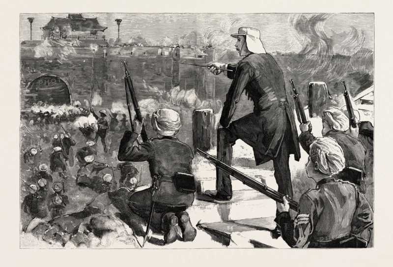 GORDON IN CHINA, NOVEMBER, 1863, STORMING SOOCHOW" Gordon determined on a vigorous assault on the north-east angle of the Soochow wall."